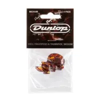 Dunlop 9010tp plastic fingerpick 4pack  когти 3шт + когти на большой палец 1шт, средние