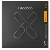 D'ADDARIO XTE1046 струны для электрогитары, серия XT, никель, с супертонким защитным покрытием, калибр: 10-47, Regular Light, J.D.Addario
