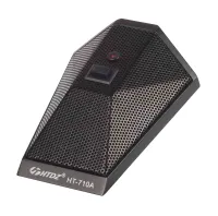 Ht-710a. микрофон граничного слоя htdz, конденсаторный, гиперкардиоида, кнопка mute, цвет черный