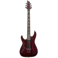 SCHECTER OMEN EXTREME-6 L/H BCH - леворукая 6 струнная  электрогитара, 24 лада, корпус: красное дерево с топом из волнистого клёна, гриф: клён, на болтах, накладка: палисандр, звукосниматели: HH 2x Schecter Diamond Plus, регулировки: 2х громкость, тон (pu