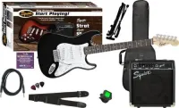 FENDER SQUIER SE SPECIAL STRAT + SP-10 AMPLIFIER BLACK - Электрогитара