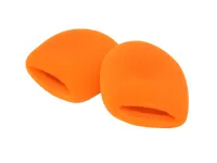 Mipro 4CSW217 - Поролоновая ветрозащита для ручных радиомикрофонов серии MH-, 2 шт., оранжевого цвета