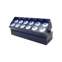 LightCraft 12x18 RGBWA+UV Wireless Battery - светодиодный прожектор типа BAR. 12 диодов по 18 Вт, RGBWAUV. Срок службы: 6000-10000ч.  Потребляемая мощность: 180Вт.  Мощность аккумулятора (заряжаемого): 23000MAH. Защита от перегрева. Продолжительность рабо