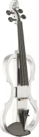 STAGG EVN X-4/4 WH - Электроскрипка 4/4 Цельный клен, лакированный корпус.Электроника: регулятор громкости/тона, предусилитель для наушников.В комплекте: мягкий кейс с ремнями, смычок, канифоль, стерео наушники, 9В батарея..Цвет - белый.