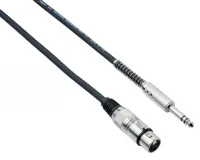 BESPECO IROMC1500 Кабель готовый микрофонный cannon female (XLR3FX) - ? 6,3 mm jack TRS (SS10), 15м