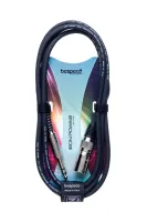 BESPECO IROMS300 Кабель готовый акустический cannon male (XLR3MX) - ? 6,3 mm jack TRS (SS10), 3м