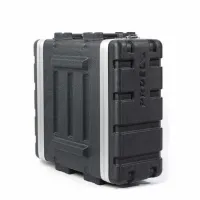 Proel FOABSR4U Пластиковый рэковый кейс 4U: две съемные крышки, замки "бабочка", вес:5,35кг., глубина 420мм.  цвет: черный.