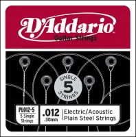 D'Addario PL012-5 - Отдельные струны