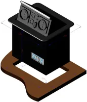 Qtex MDA-556- Настольный автоматический модуль кабельных подключений