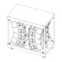 d&b audiotechnik (E7464.000) Туровая тележка для восьми V8/V12