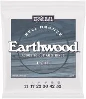 ERNIE BALL 2348 Earthwood Bell Bronze Light 11-52 - Струны для акустической гитары