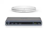 Biamp Devio SCR-25TX White - Хаб для переговорных комнат. В комплекте настольный микрофон  TTM-XEX и SCR-25. Цвет белый
