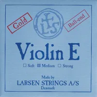 Violin E string Larsen Original L5521ST - Carbon steel E1 string with ball, hard tension