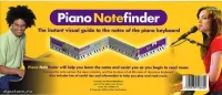 MusicSales AM980111 - PIANO NOTEFINDER VISUAL KEYBOARD GUIDE PF CHART