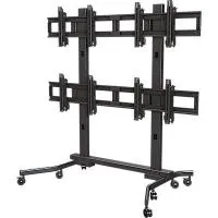 Мобильная стойка Wize Pro [VWM263] для видеостены 2х2 из дисплеев 46-55", нагрузка до 45 кг на один дисплей, кабельный канал