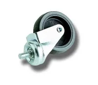 EUROMET EU/R-WR75  02021 Резиновое колесо, d.75mm, резьба М10 х 15.