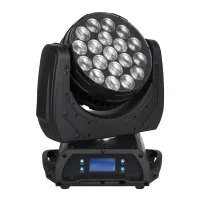 SILVER STAR SS631XCE CYAN6000XE MK3 "Поворотная голова" заливного света, 19903 люкс/3 м, сила света 179100 кд., 19*15W RGBW LED чипов Osram,  Zoom 8'-40', стробоскоп, эл. диммер 0-100%, DMX-512 10, 21, 8, 21, 34 кан., reset, встроенные программы, Pan: 540