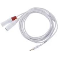 Cordial CFY 3 WMM-SNOW кабель Y-адаптер джек стерео 3.5мм—2xXLR male, 3.0м, белый