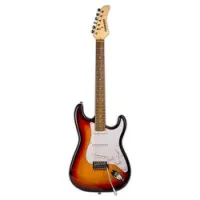 Fernandes le-1z 3s 3sb/ l  электрогитара stratocaster sss, цвет - трёхцветный санбёрст