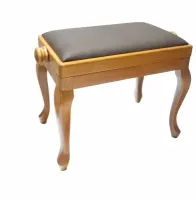 Discacciati Chippendale Банкетка для фортепиано вишня, сатинированная