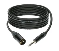 KLOTZ M1MS1B0500 Кабель микрофонный XLR Male - Jack 6,3 Стерео 5 м