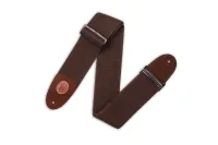 MSSC4-BRN Signature Series Ремень для гитары, хлопок, коричневый, Levy's