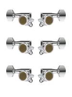 SG381-MGT-07-C-L3+R3 Колки для гитары 3+3, локовые, хром, Gotoh