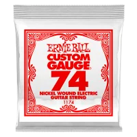 Ernie Ball 1174 струна для электро и акустических гитар. Сталь, калибр .074