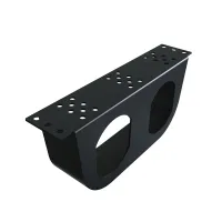 Kondator 935-SF02B- 
			Крепление для установки 2 розеток серии Powerdot MINI под столешницей или сидением кресла, черное