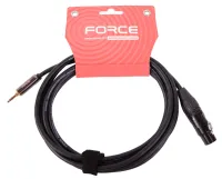 FORCE FLC-06/3 - аудио шнур, мини стерео Jack 1/4 - XLR (F) мама, 3 метра