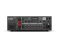 CVGAUDIO R-103m - Профессиональный 2-х канальный стереофонический микшер-усилитель, 2x50W/8ohm, 2x75W/4ohm, 4-8ohm, 3 Line input - 2RCA, встроенный USB/SD плеер, FM тюнер, Bluetooth, Mic input TRS/XLR, EQ, EXT.MUTE/ FULL MUTE, stereo/bridge/parallel