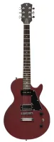 STAGG SEL-HB90 CHERRY - электрогитара, les paul, 22 лада, корпус: красное дерево, гриф: красное дерево, на болтах, накладка: палисандр, звукосниматели: P90, Humbucker, регулировки: 1х громкость, 1х тон, цвет: красный