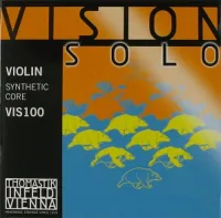 THOMASTIK Vision Solo VIS100 cтруны для скрипки 4/4, натяжение среднее, VIS01 E - многожильная сталь