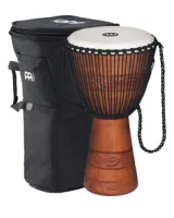 MEINL ADJ2-L+BAGДжембе 12" деревянный, серия  Water Rythm, с сумкой, цвет коричневый, ручной орнамен