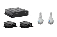 ClearOne CM Array2/W Bundle B- Комплект из 2 белых потолочных микрофонных массивов с выходом Dante, 2 передатчиков и приемника