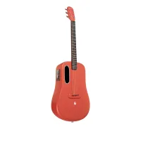 LAVA ME 3 38' Red электроакустическая гитара со звукоснимателем и встроенными эффектами, материал: карбон, чехол Space Bag в ком