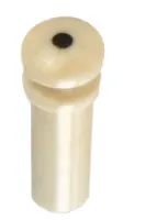 Strap pin Acura GP-N16 - Bone acoustic guitar endpin for strap or tailpiece with ebony inlay
