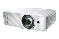 Проектор Optoma [W309ST] Full 3D; DLP, WXGA (1280*800), 3800 ANSI Lm, 25 000:1, Короткофокусный TR 0.52:1; HDMI 1.4a x1; VGA (YPbPr/RGB) x1;Composite x1; AudioIN x1; VGA Out; Audio Out;USB-A power 1A;RS232;10W x1; 26dB; 3.0 кг. белый [E9PD7DR01EZ1]