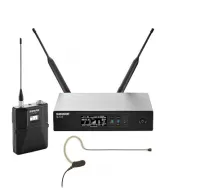 SHURE QLXD14E/153B G51 радиосистема с поясным передатчиком и ушным микрофоном MX153B (черный)