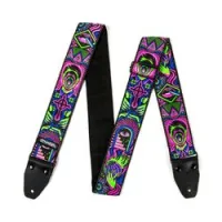 Dunlop ild01 i love dust headspace green  ремень гитарный