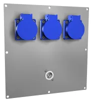ИМЛАЙТ Панель лючка ПЛ.25.25. (3SCHUKO-1XLRm)