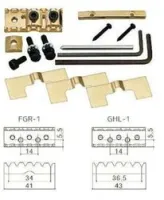 Gotoh fgr-1-c  топлок 41 мм с выборкой под анкер, сквозное крепление, хром