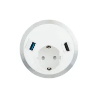 ABL 2F22F1B4- Встраиваемая розетка серии Port El с 1xHDMI, серая (2F210111)