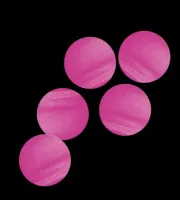 Конфетти бумажное Круги розовые