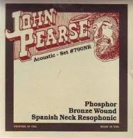 John Pearse 790NR струны для акустической гитары Spanish Neck Resophonic .013, .017, .026, .036, .046, .056, фосфор/бронза