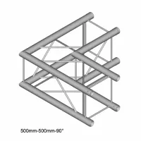 Dura Truss DT 24-C21-L90 Узел стыковочный двухлучевой - угол, 90°, алюминиевый, сечение 220х220 мм