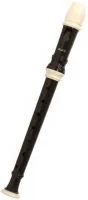 Soprano recorder Aulos Alouette 102N - Soprano recorder with German fingering, with bright and clean tone and single bottom holes to simplify the beginner's playing. One-piece body and fixed thumb rest.