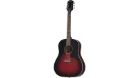 EPIPHONE Slash J-45 Vermillion Burst электроакустическая гитара, цвет красный берст, в комплекте кейс