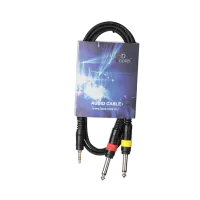 HardCord AJC-15 аудио кабель mini джек стерео-2 Jack mono 1.5m