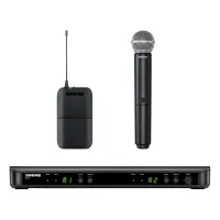SHURE BLX1288E/SM58 M17 - Двухканальная радиосистема с поясным передатчиком BLX1 и ручным передатчиком SM58